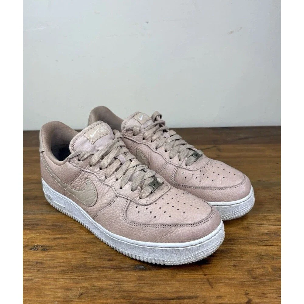Nike Air Force 1 07 Craft Vachetta Tan Premium Leather Mens Size 8.5 CU4865-200
